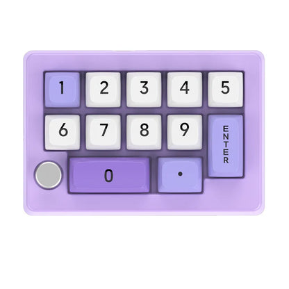 13-Key Programmable Mechanical Mini Keyboard – Hot-Swappable Switches with 7-Color RGB Lighting for Gaming