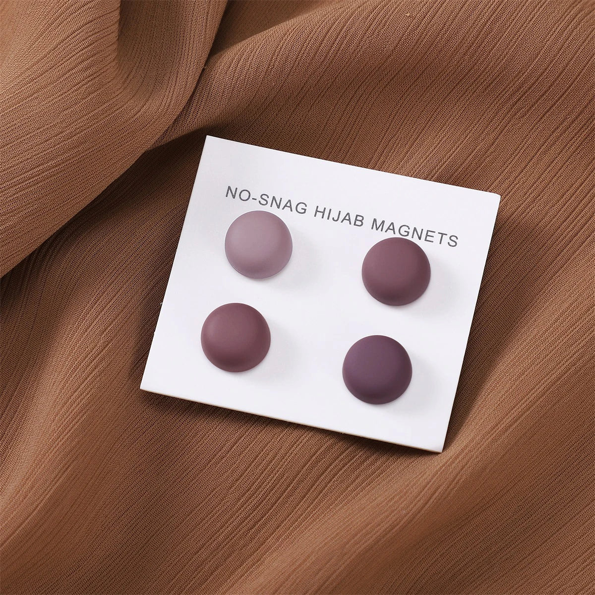 8pcs Hijab Magnetic Pins - Matte Magnet Brooch Buttons for Women Headscarf Shawl Accessories Mixed Colors