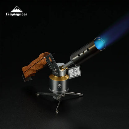 CAMPINGMOON TC-ST Stainless Steel Camera & Light Stand – Foldable Aluminum Tripod for Camping