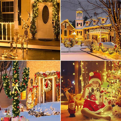 Solar LED String Lights - Waterproof Outdoor Garden, Patio & Christmas Decor