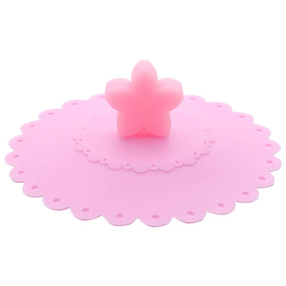 Cartoon 10cm Cute Silicone Cup Cover - Heat-Resistant, Leak-Proof, Dustproof Sealed Lid for Tea Cups