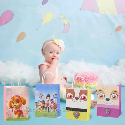 PAW Patrol Birthday Gift Bags – Skye & Paw Patrol Candy Party Favor Bags for Boys & Girls Party Supplies & Treat Packaging