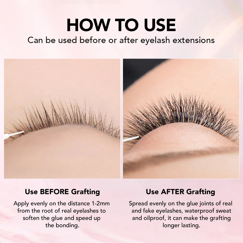NATUHANA Lash Bonder – Waterproof, Oil-Proof Eyelash Extension Sealant with Long-Lasting Retention and Glue Accelerator