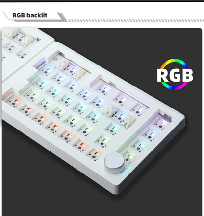 GMK70 Split Mechanical Keyboard Kit – Hot-Swappable, Ergonomic Customizable with QMK/VIA Support