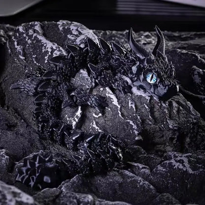 3D Printed Movable Dragon Fidget Toy – Rotatable Articulated Desktop Ornament & Gift for Kids & Adults