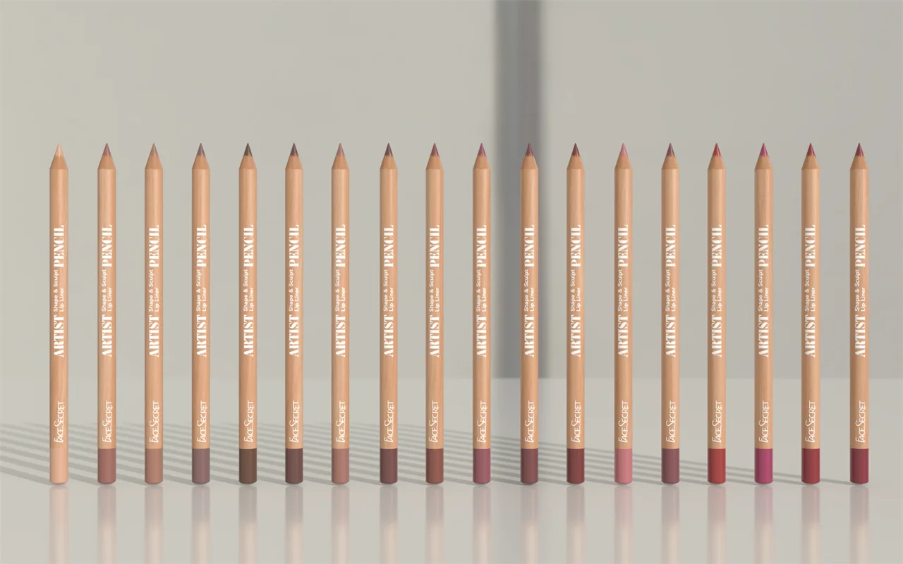 Face Secret Artist Shape Sculpt Lip Liner Set – Weightless, Precise, Super Soft & Blendable Matte Texture