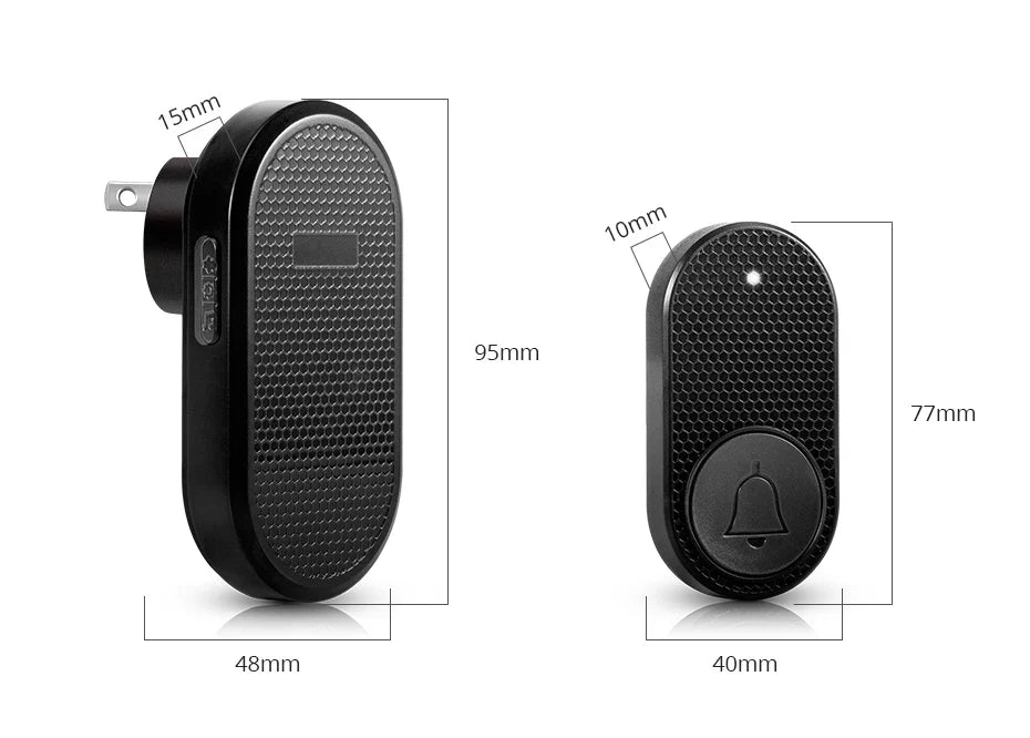 M558 Wireless Smart Doorbell — 32 Songs, 4-Level Volume, Easy Install Home Security Alarm