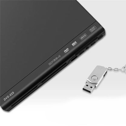 Multi-Region Full HD 1080P DVD Player – Multimedia Digital TV Disc Player for DVD, CD, MP3, MP4, RW, VCD, Home Theater System