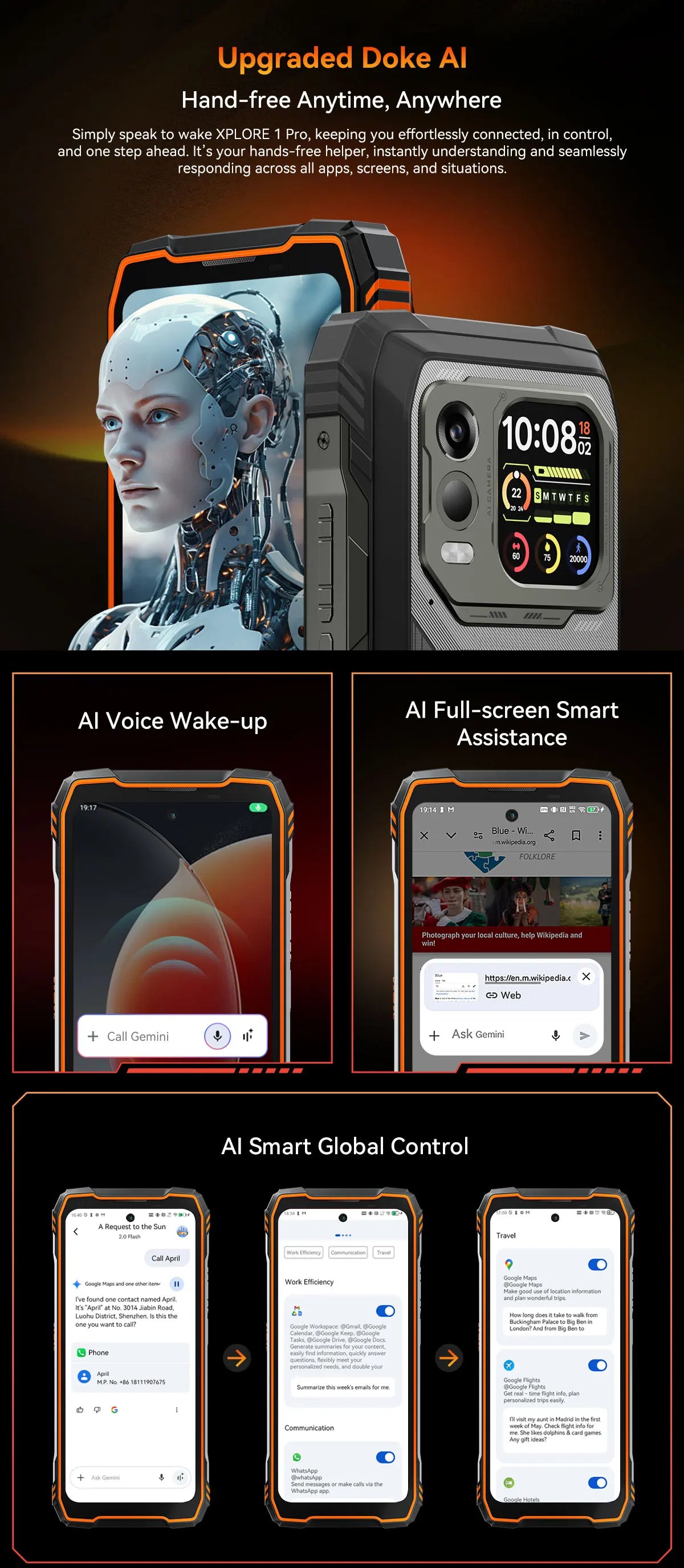 Blackview XPLORE 1 Pro Rugged Smartphone – Android 15, 6.78" 2.4K, 12GB+256/512GB, 20000mAh with FLIR Thermal Imaging