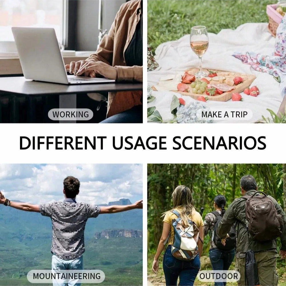 Insulated Handheld Lunch Bag with Shoulder Strap – Thickened Waterproof Student Lunch Box Tote