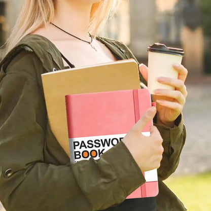 Password Keeper Book with Alphabetical Tabs – Internet & Computer Address Log Notebook for Account Management