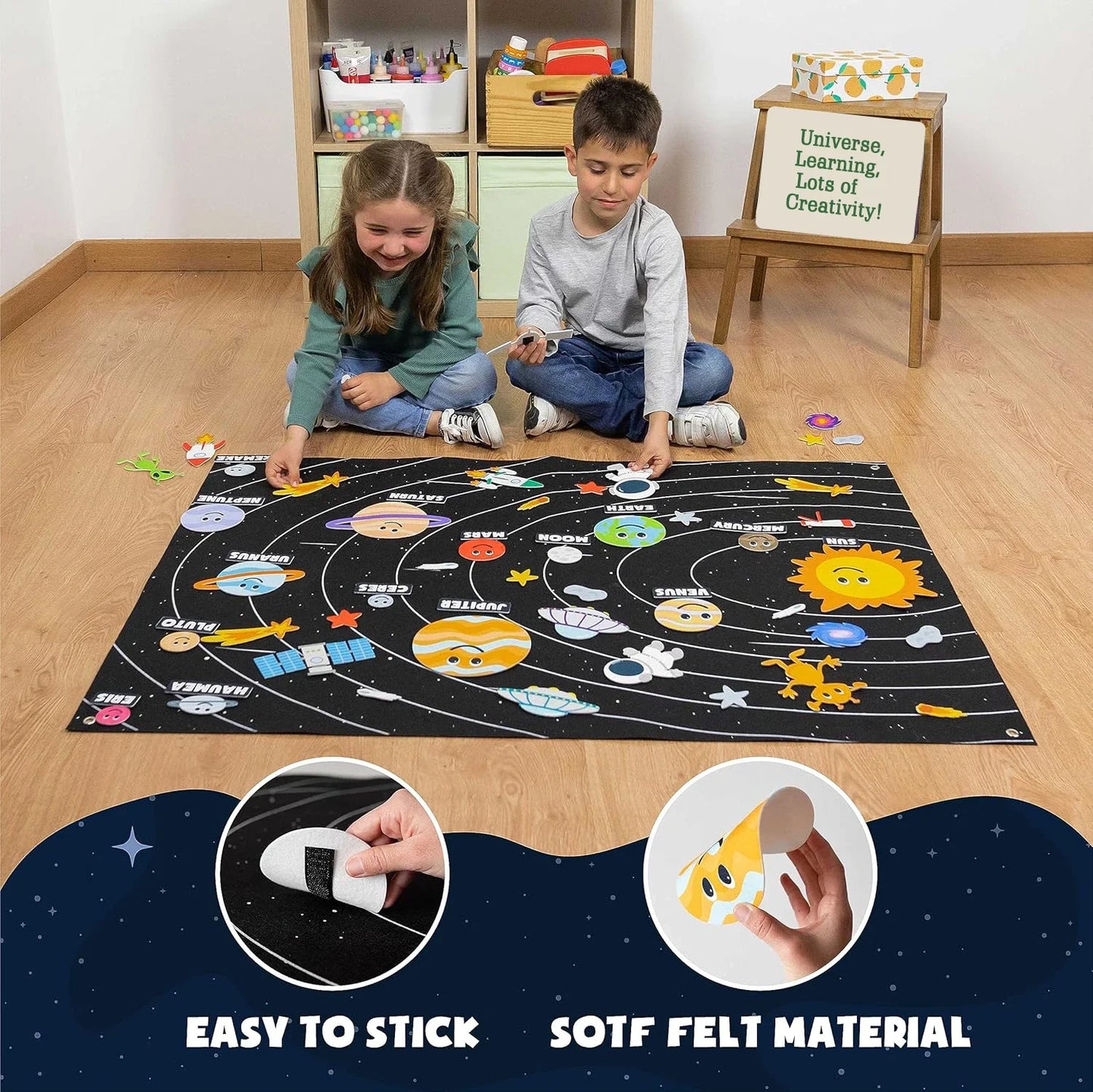 Farm Animals Felt Story Board Set – Interactive Early Learning Wall Puzzle Toys for Toddlers