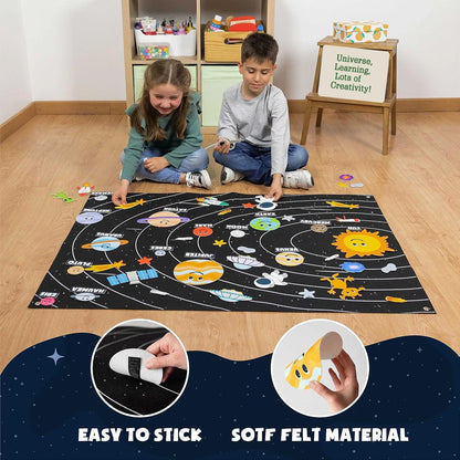 Farm Animals Felt Story Board Set – Interactive Early Learning Wall Puzzle Toys for Toddlers