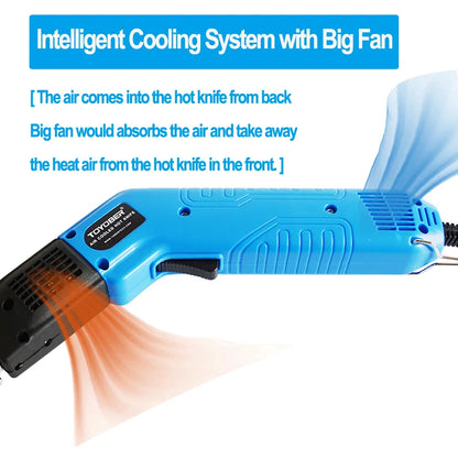 Air-Cooled Electric Heating Knife – Fabric, Webbing, Ribbon, and Nylon Rope Cutter Hot Knife Tool