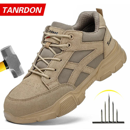 10KV Insulated Safety Shoes – Men’s Anti-Smash, Puncture-Proof, Breathable Electrician & Welding Work Boots