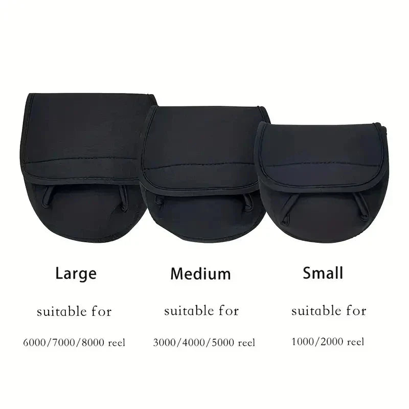 Portable Waterproof Fishing Reel Cover Bag – Spinning Wheel Protective Storage Case (1–3PCS Set) for Outdoor Fishing Gear