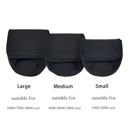 Portable Waterproof Fishing Reel Cover Bag – Spinning Wheel Protective Storage Case (1–3PCS Set) for Outdoor Fishing Gear
