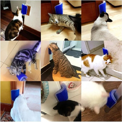 Cat Scratcher & Massager – Pet Grooming Brush for Cats & Dogs, Hair Removal Comb & Scratching Tool