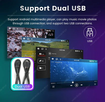 Android 13 Wireless CarPlay Multimedia Player – 7/8/9" IPS Screen GPS & WiFi Car Radio for VW Passat, Golf, Polo, Jetta & Skoda