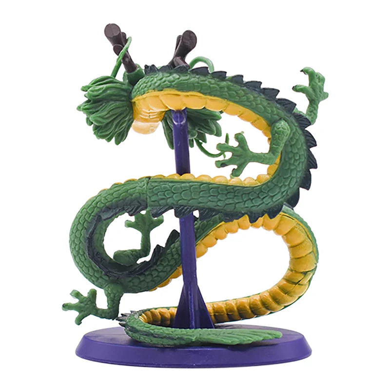 Dragon Ball Z Shenron Figure — Handmade PVC DBZ Son Goku Cyan Dragon Anime Figurine & Birthday Decoration Toy