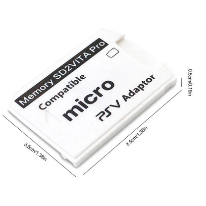 SD2VITA 6.0 Memory Card Adapter for PlayStation Vita PSV 1000/2000 (System 3.65)