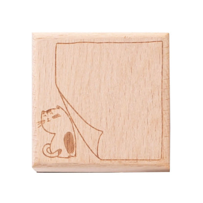 Cute Cat Wood Stamp Calendar – Daily & Monthly Planner Stamps for Journaling, Scrapbooking & DIY Crafts