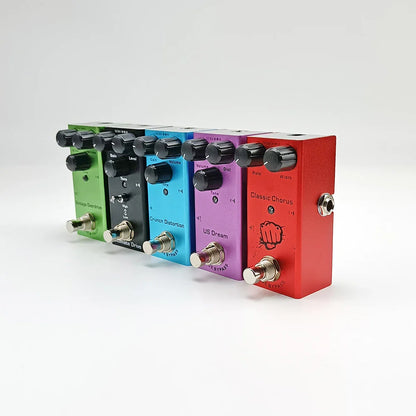 Electric Guitar Effects Pedal – Vintage Overdrive, Chorus, Tremolo, Delay & Ultimate Drive Options
