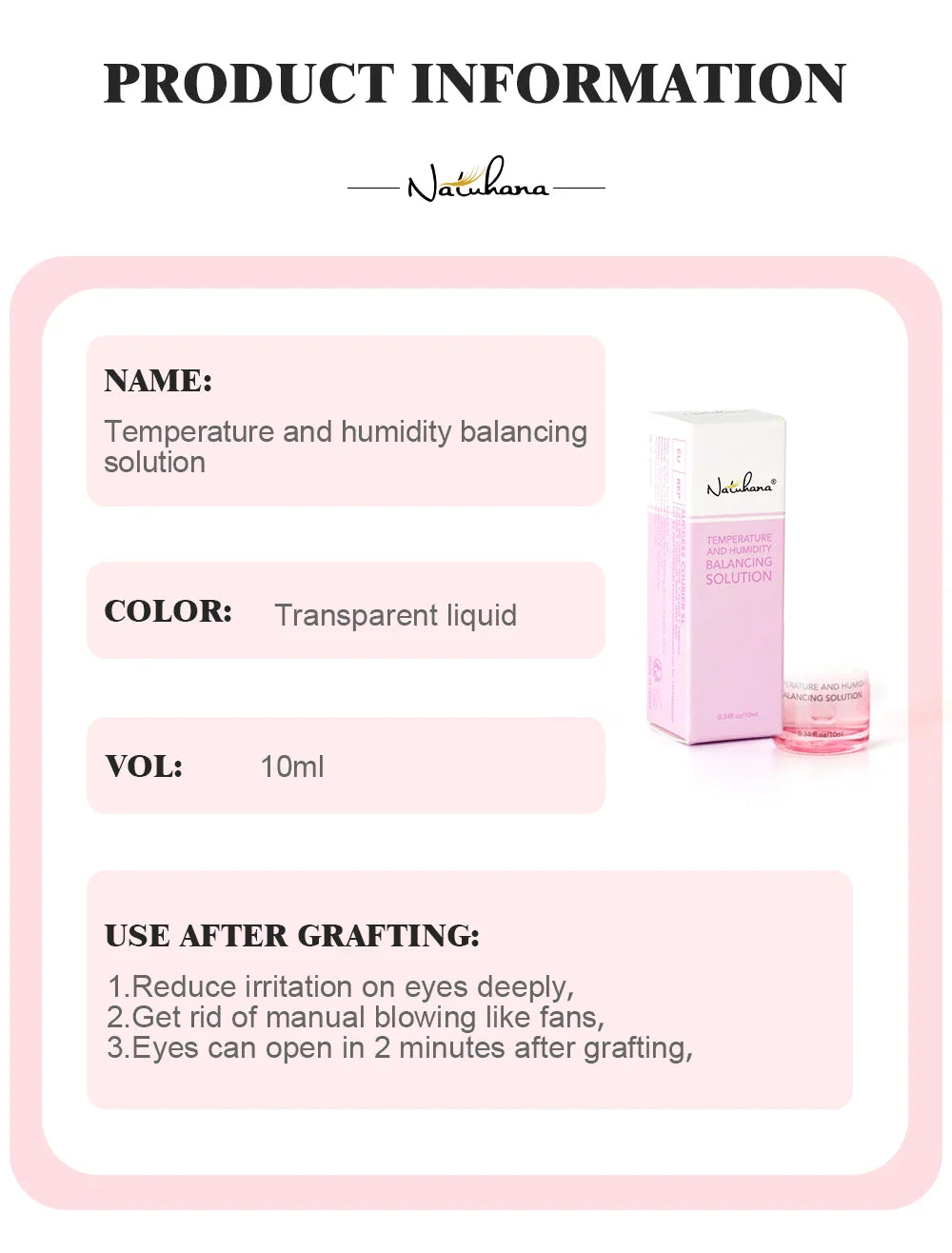 NATUHANA Super Bonder Eyelash Glue – Quick-Drying Long-Lasting Adhesive for Eyelash Extensions