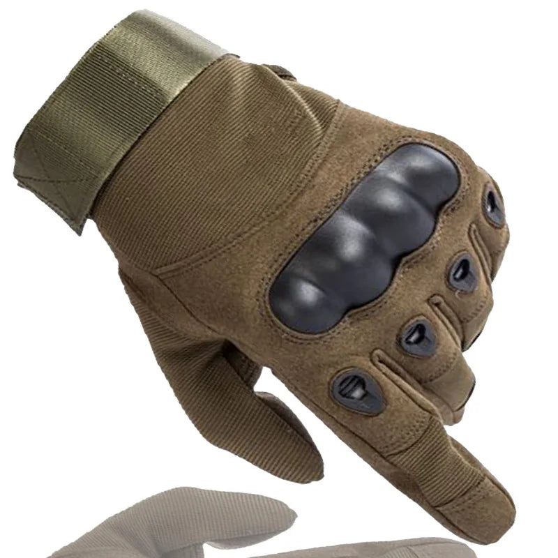 Tactical Hard Knuckle Half Finger Gloves – Men's Combat, Hunting, Shooting & Paintball Duty Fingerless Gloves