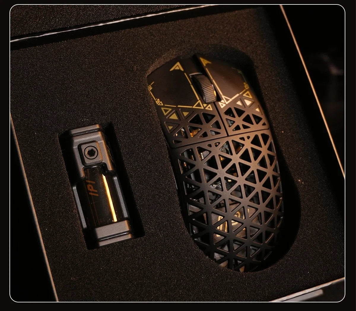 IPI Piao Float Wireless Gaming Mouse — Dual 8K Carbon Hell Out, 3-Mode Bluetooth, Lightweight Esports Custom Mouse for PC & Laptop