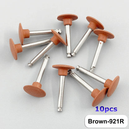 WELLCK Dental Silicone Grinding Heads – 12/10pcs Teeth Polisher for Low-Speed Dental Tools & Lab Use