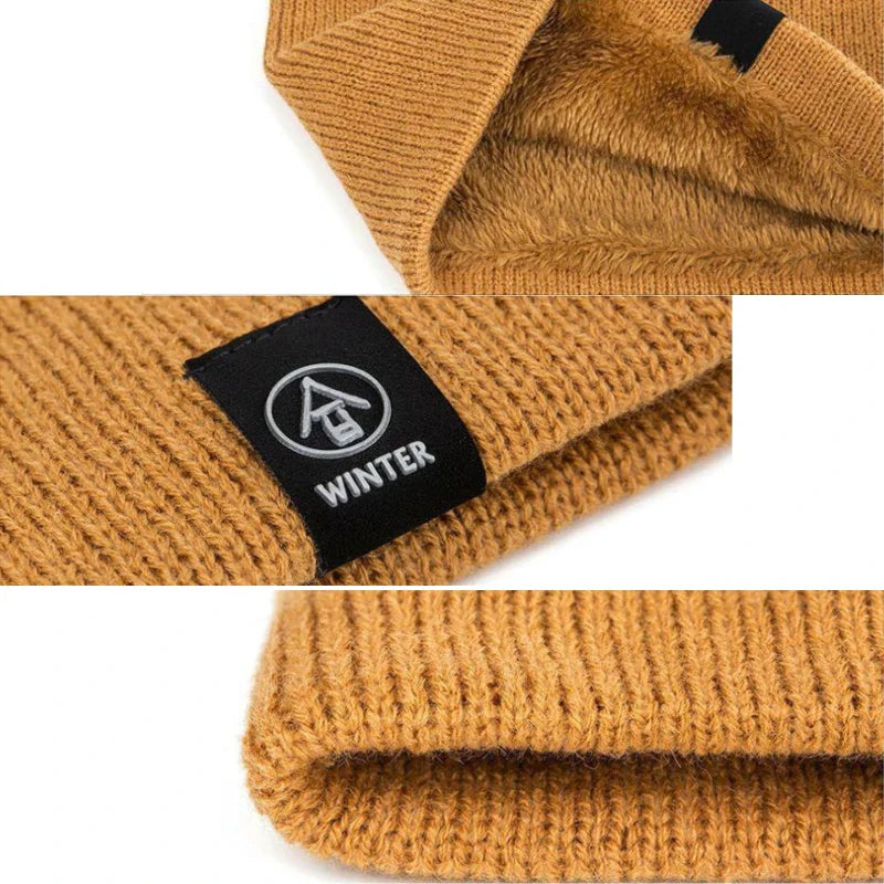 Soft Knitted Neck Warmer for Men & Women - Thick Winter Sports Scarf for Running, Skating & Hiking