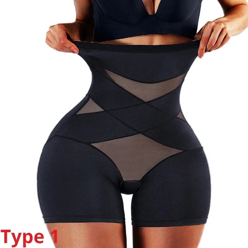 Women’s High Waist Body Shaper Panties – Tummy Control Slimming Girdle Shapewear, Belly Compression Underwear for Smooth Silhouette