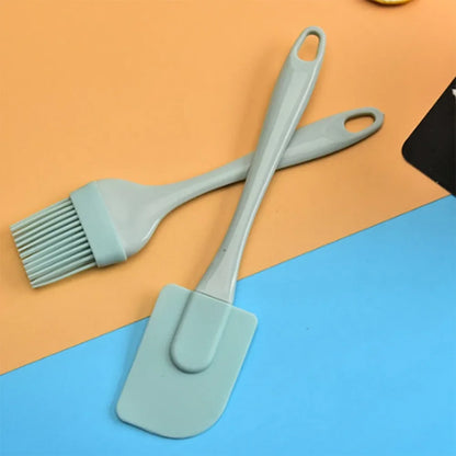 3Pcs Silicone Baking Spatula Set – Non-Stick Cream Scraper, Butter & Cake Mixer Tool for DIY Bread and Kitchen Baking