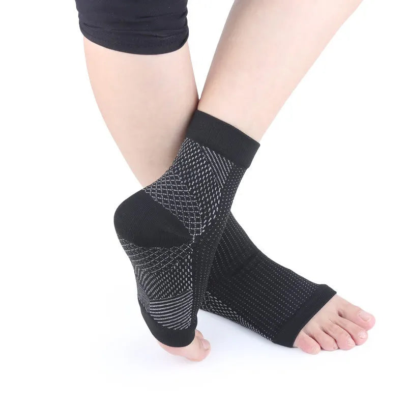 Compression Foot Sleeves - Unisex Ankle Support Socks for Circulation, Swelling Relief & Fatigue