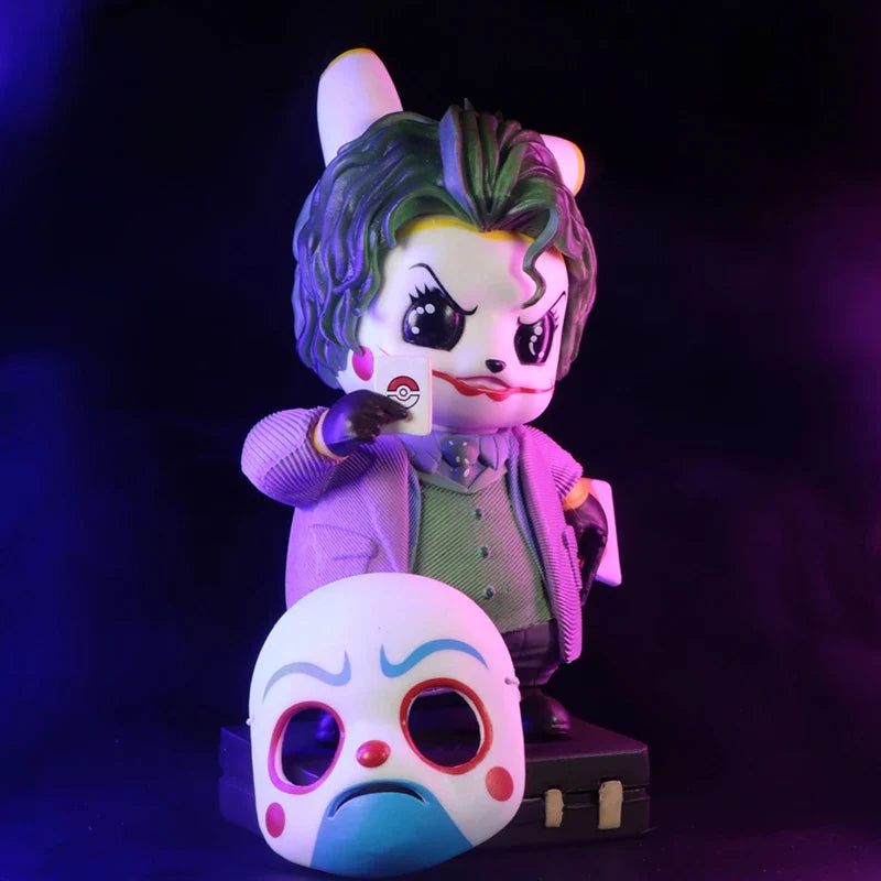 12.5cm Pokemon Pikachu The Joker GK Figure — Collectible Action Statue for Birthday Gifts & Decoration