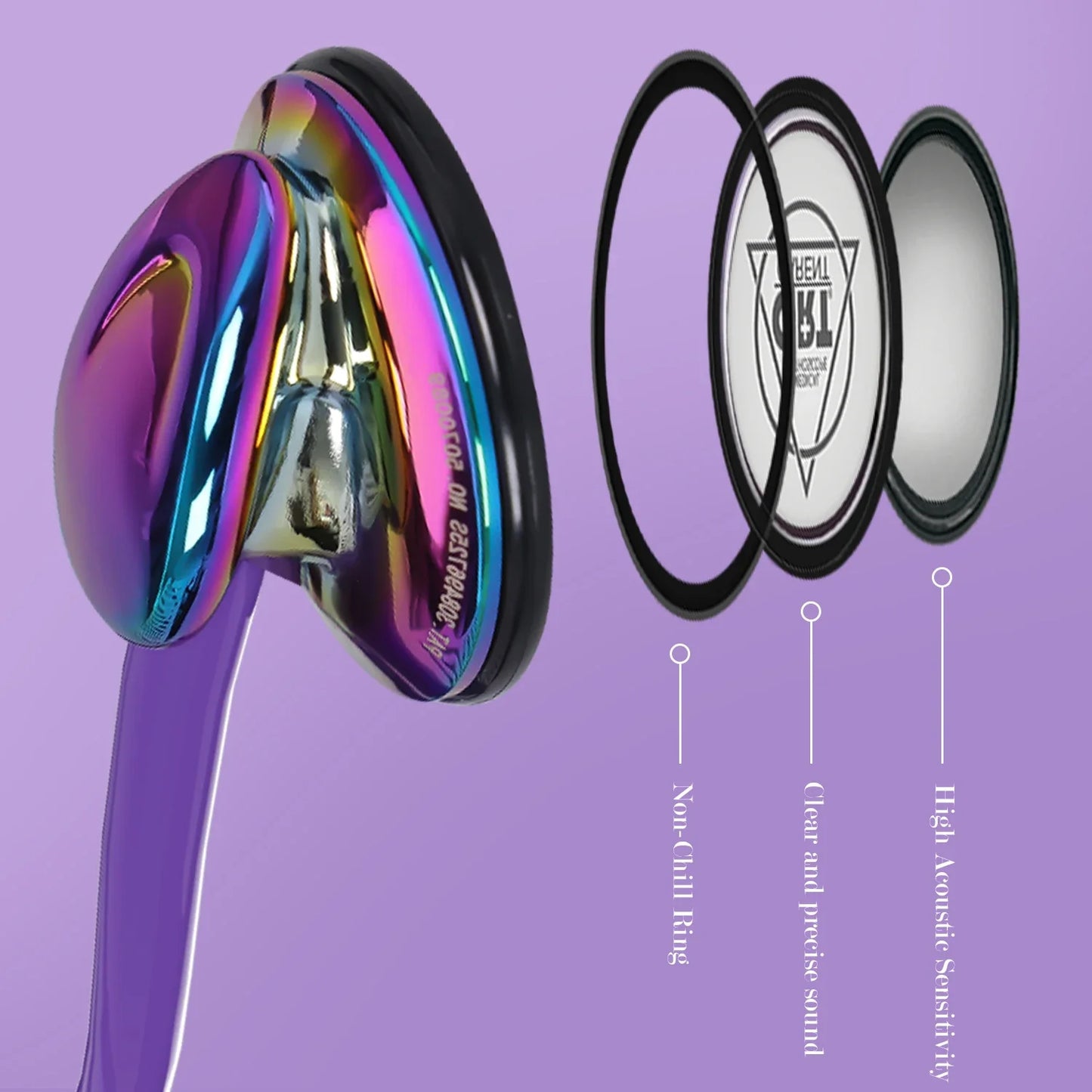Professional Single Head Medical Stethoscope — Custom Engraved Cardiology Stethoscope for Nurses and Health Care Professionals
