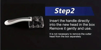 3-Layer Stainless Steel Manual Razor for Men – Washable Travel & Home Shaver for Daily Face Care
