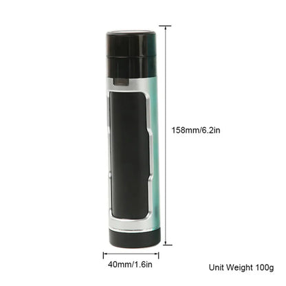 3-In-1 Portable Cigarettes Case with Filling Horn Tube Function - High-Quality Manual Tobacco Grinder and Smoking Accessories