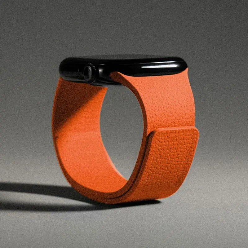 Silicone Magnetic Strap for Apple Watch - Adjustable Band for 49mm/46mm/45mm/44mm/42mm/41mm/40mm Series Ultra, SE & More