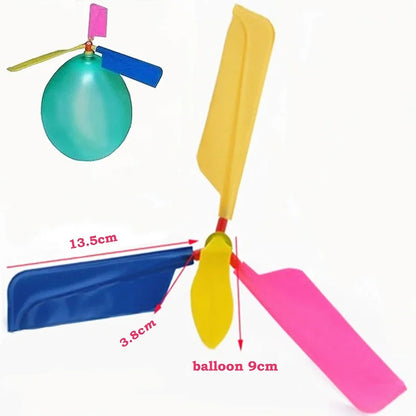 Air Balloon Helicopter Toy Set - Fun Flying Outdoor Party Game for Kids (1–10 PCS)