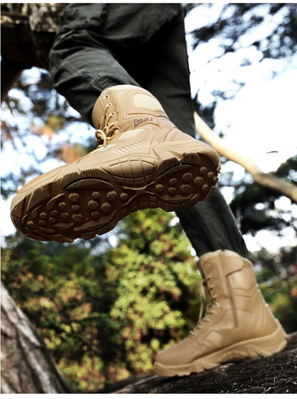 Outdoor Waterproof Safety Shoes – Steel Toe Cap Men's Work Boots, Anti-Smashing, Size 47