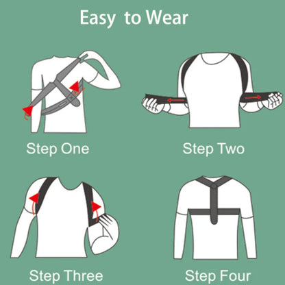 Adjustable Back & Shoulder Posture Corrector Belt — Clavicle & Spine Support for Home, Office & Sports | Upper Back & Neck Brace