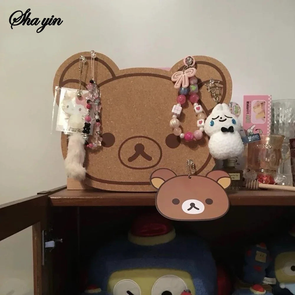 Cartoon Felt Message Board - Cute No-Drill Wall Decor & Photo Display for Dorms and Home