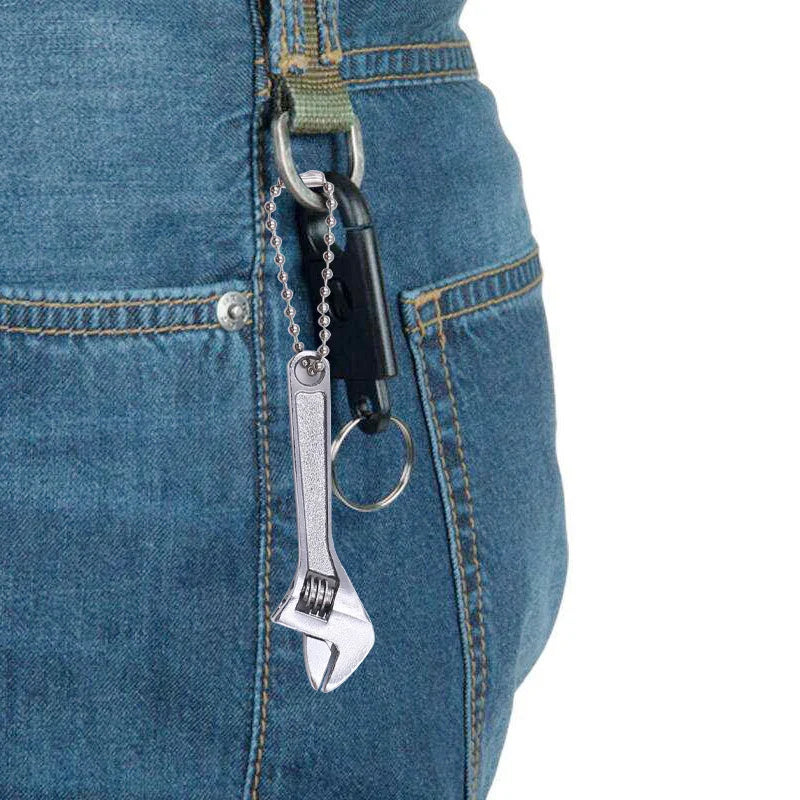 Mini Adjustable Spanner Wrench Set – 2.5/4 Inch Open-End Portable Hand Tools