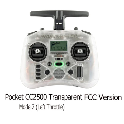 Radiomaster Pocket Hall Gimbal Portable RC Transmitter with Built-in LED Light & Foldable Antenna