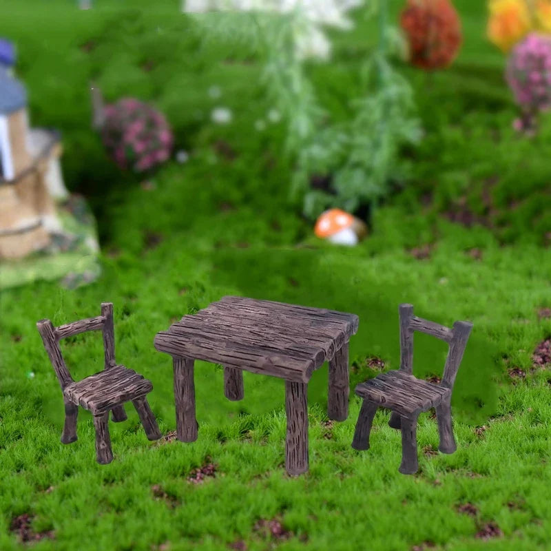 DIY Fairy Garden Miniature Figurines - Garden Pot, Dollhouse & Landscape Decorations