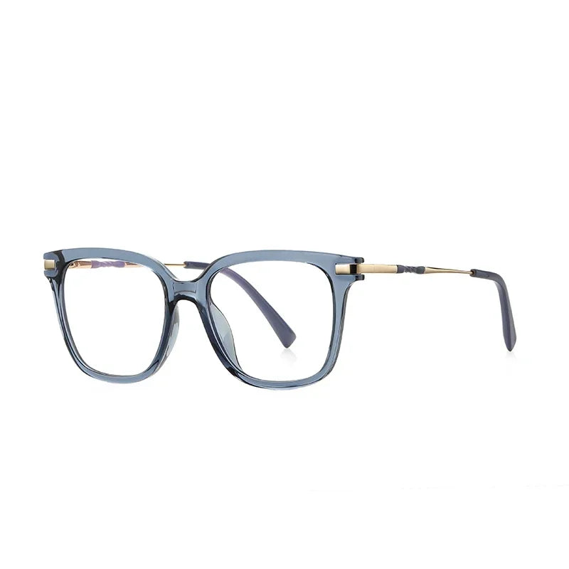 VICKY Women’s Reading Glasses - Anti Blue Light Geometric Pink Frame Prescription Eyewear PFD2129