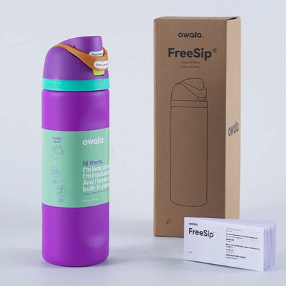 Owala Vacuum Flask & Thermos Water Bottle – Stainless Steel Thermal Mug for Cold & Hot Coffee Drinkware