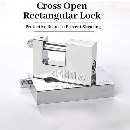 Multifunctional Keyed Padlock – Waterproof, Anti-Rust, Anti-Theft Door & Window Lock with 3 Keys